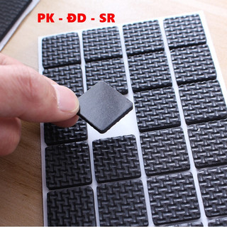 Combo 12 Miếng Lót Chân Ghế Hình Vuông 4.5 x 4.5cm - Siêu Rẻ