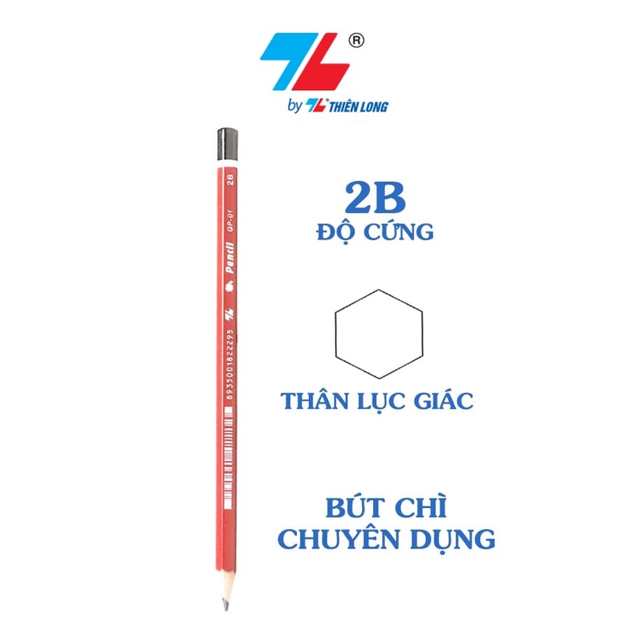 Bút chì gỗ 2B Colokit GP-C01
