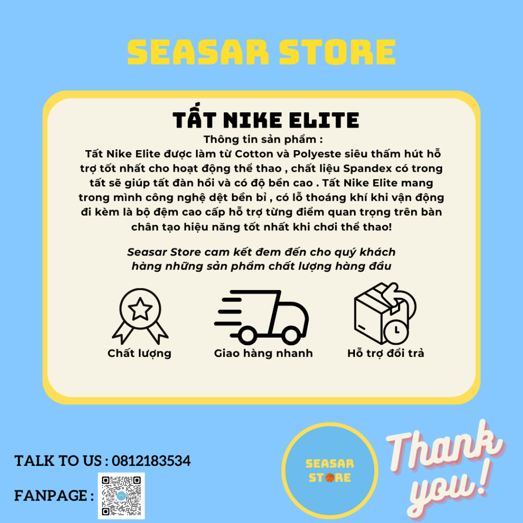 Tất Vớ Thể Thao bóng rổ cổ cao NlKE ELITE