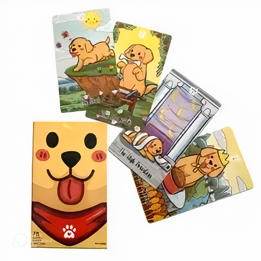 (size gốc) Bộ Bài Dog Labradorable Tarot G4 New