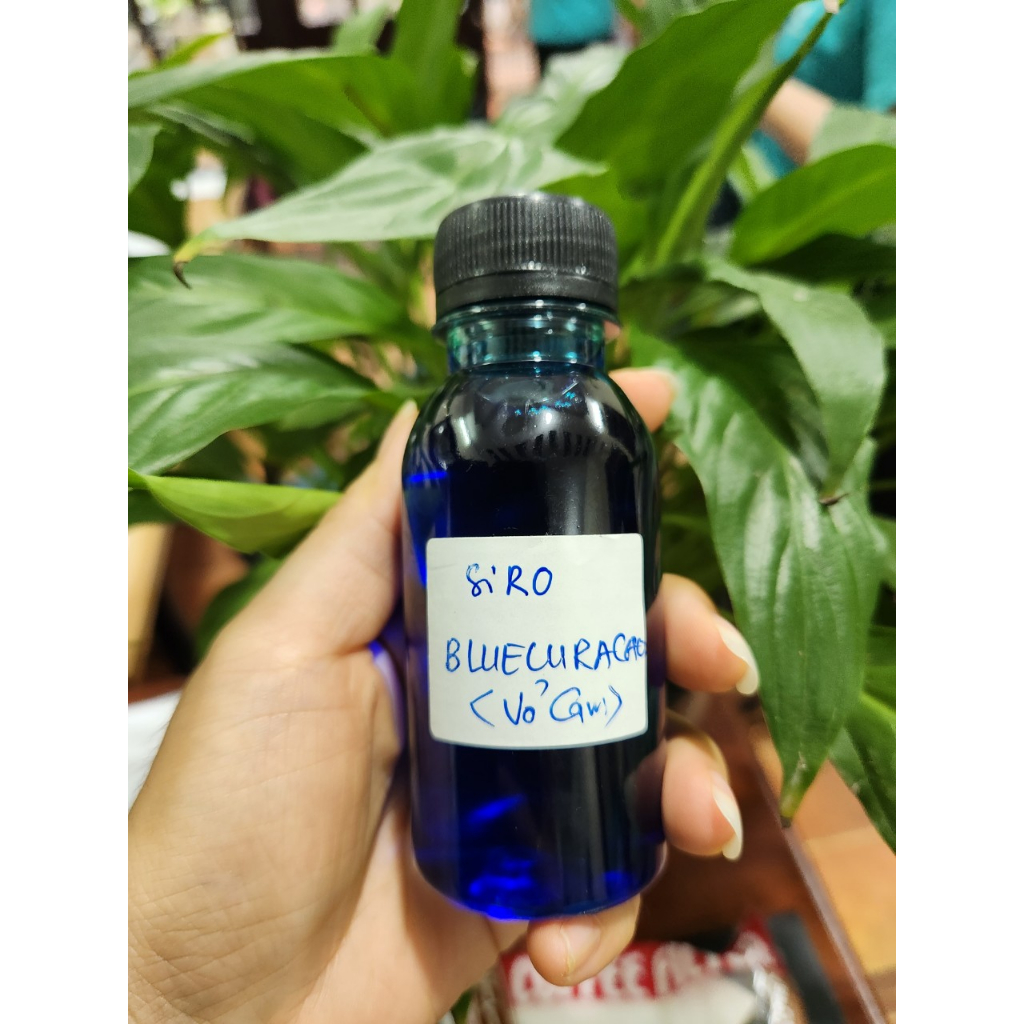Siro Blucuracao  chai nhỏ 120ml - làm soda Blue Sky đẹp mắt cực mát lạnh