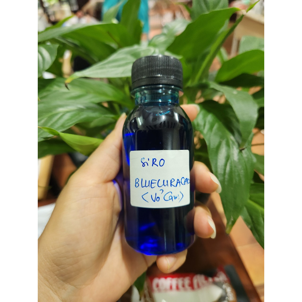 Siro Blucuracao  chai nhỏ 120ml - làm soda Blue Sky đẹp mắt cực mát lạnh