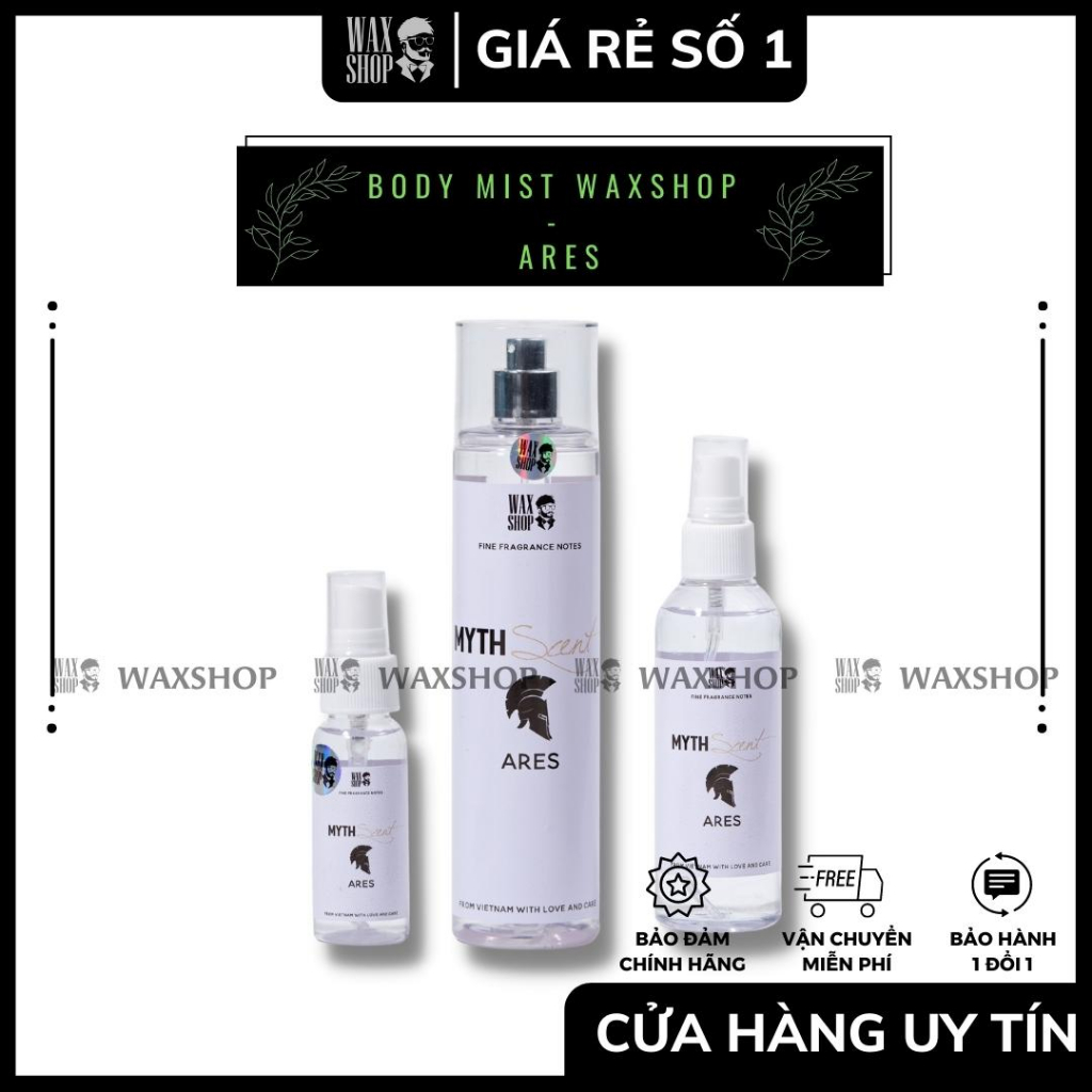 Xịt Thơm Body Mist  - Myth Scent Cho Nam ⚡Siêu Thơm⚡ Giữ Mùi 12H, Chính Hãng - SD