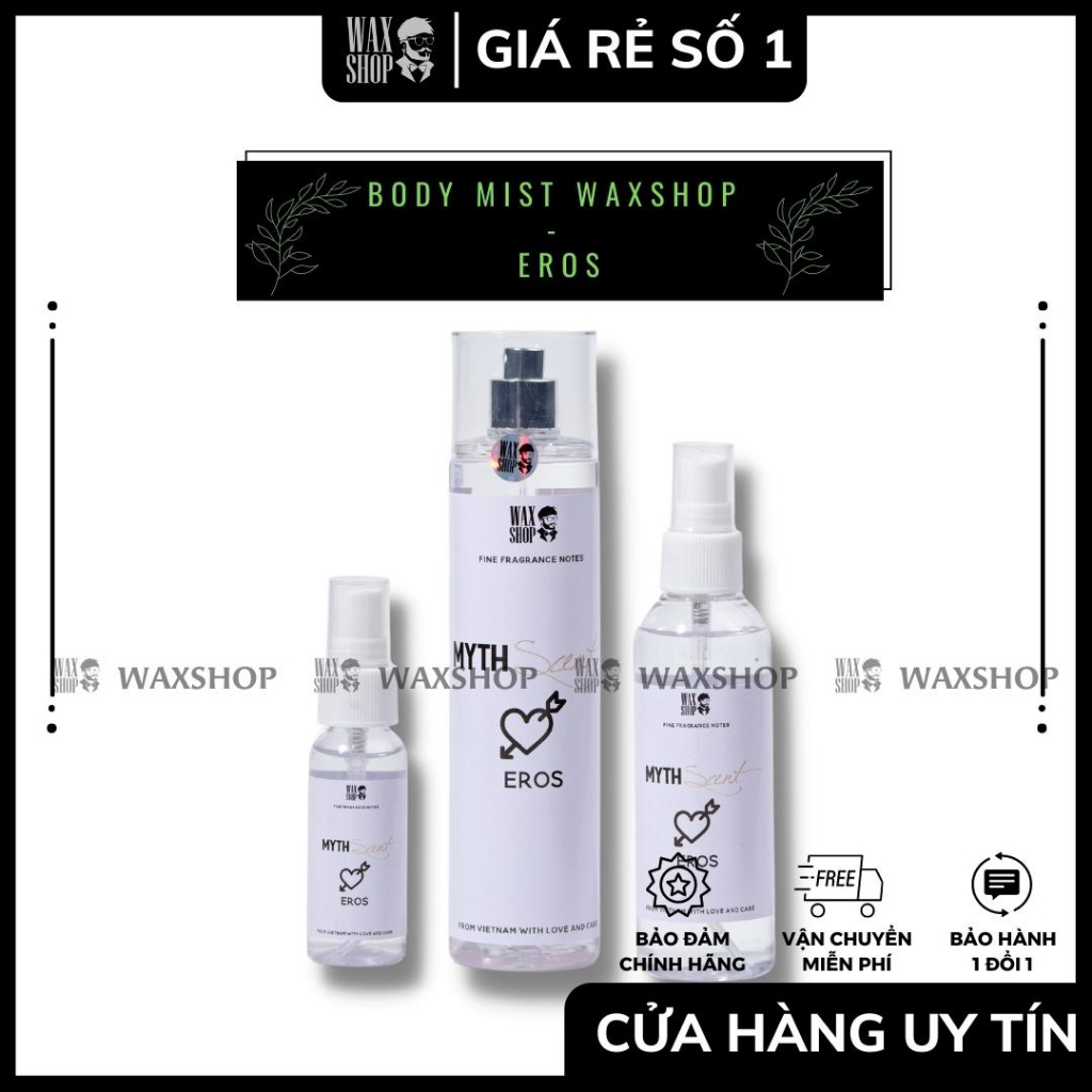Xịt Thơm Body Mist  - Myth Scent Cho Nam ⚡Siêu Thơm⚡ Giữ Mùi 12H, Chính Hãng - SD