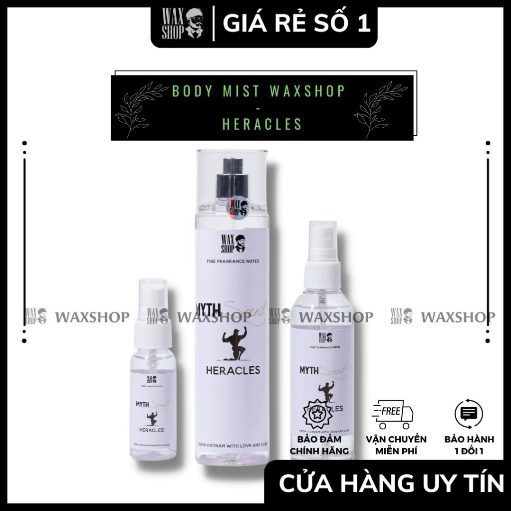Xịt Thơm Body Mist  - Myth Scent Cho Nam ⚡Siêu Thơm⚡ Giữ Mùi 12H, Chính Hãng - SD
