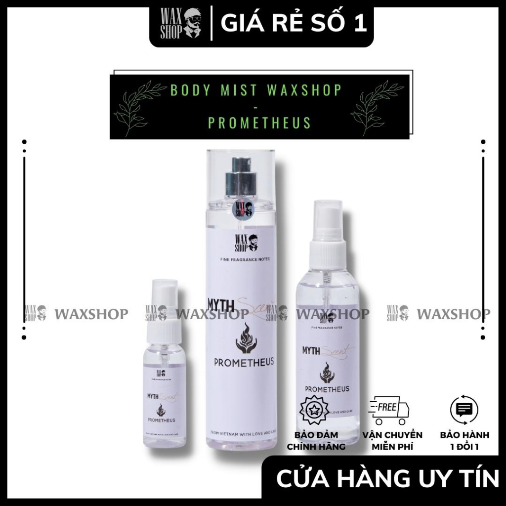 Xịt Thơm Body Mist  - Myth Scent Cho Nam ⚡Siêu Thơm⚡ Giữ Mùi 12H, Chính Hãng - SD