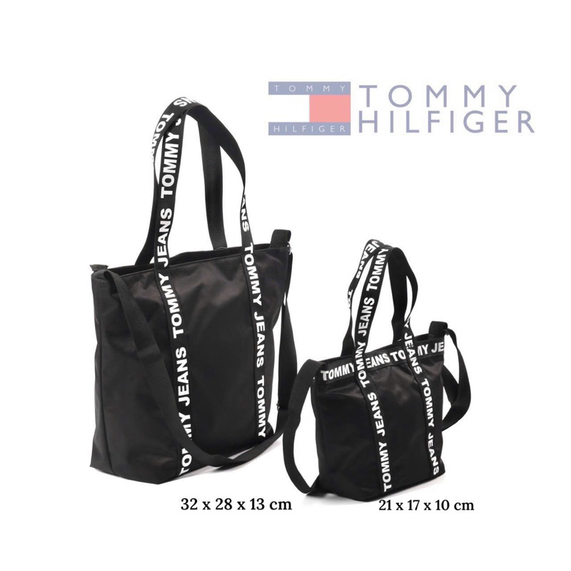 Túi tommy dáng tote vài dù