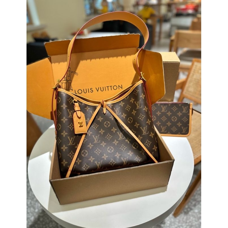 Túi xách nữ thời trang LV CARRYALL họa tiết mềm mượt quai ngả màu sz29cm kèm hộp