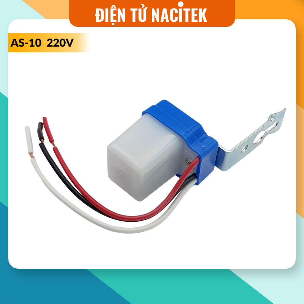 Công Tắc Cảm Biến Ánh Sáng AS-10 220V 10A - Q6TL