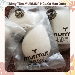 BÔNG TẮM MURMUR HỮU CƠ HÀN QUỐC MẪU KHÔ CỰC MỀM CHO TRẺ TỪ SƠ SINH - MADE IN KOREA