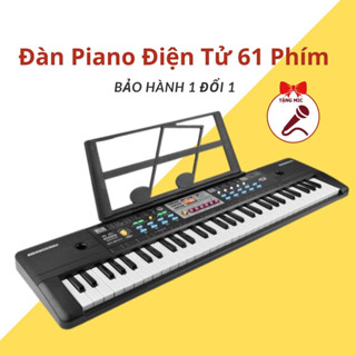 Đàn Organ Đàn Piano cho bé 61 phím Keyboard tặng kèm míc cho người mới chơi
