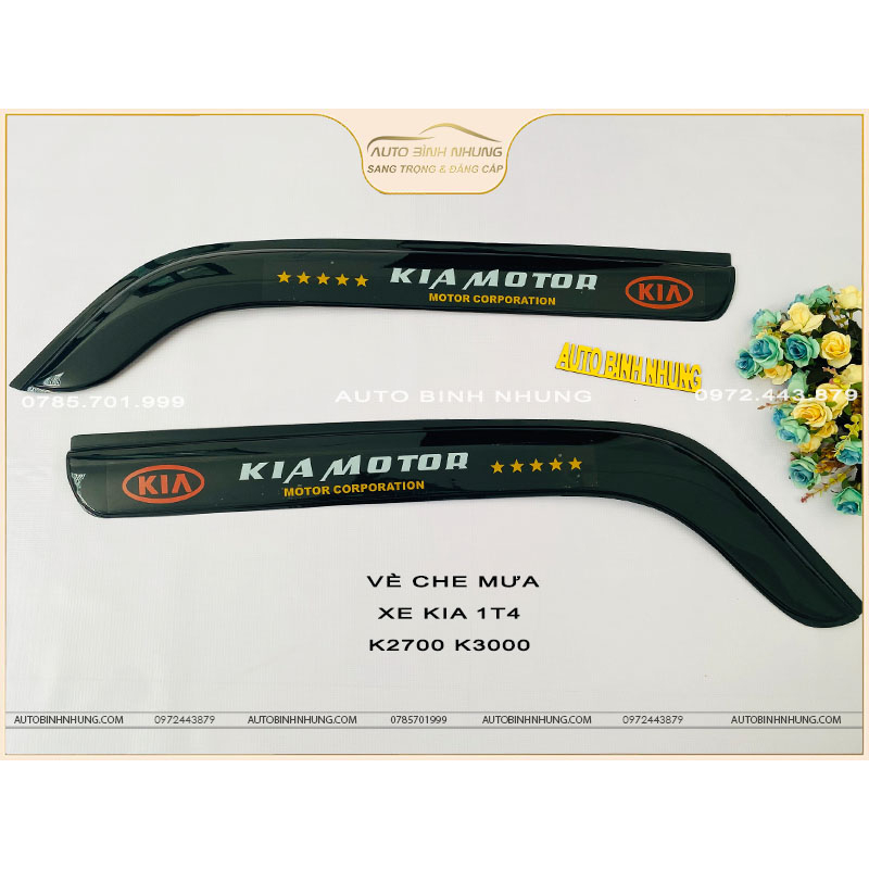 Vè che mưa xe Kia 1,4T, k3000s , K125, K140, K165, K2700....