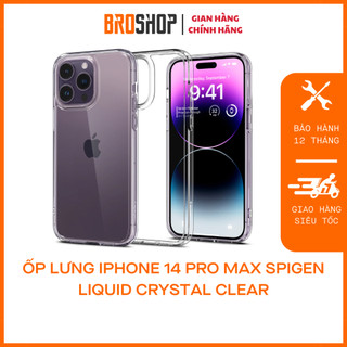 Ốp lưng iphone 14 pro max spigen liquid crystal clear
