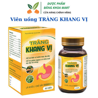Viên uống tràng khang vị hỗ trợ giảm co thắt đại tràng, viêm đại tràng, bảo vệ niêm mạc dạ dày, giảm viêm loét dạ dày
