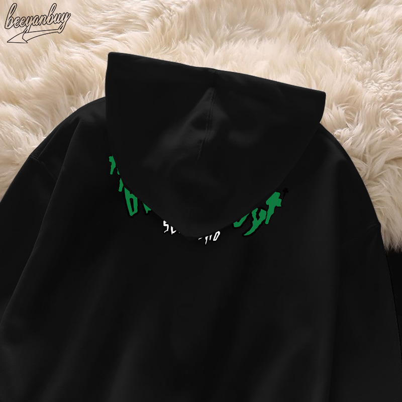 Áo Hoodie Cotton nam BEEYANBUY áo dài tay thời trang in hình unisex 100% cotton-V0001