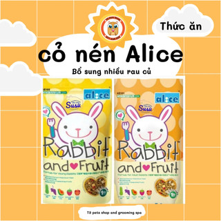 Cỏ nén trái cây Alice 1kg cung cấp vitamin dành cho mọi loại thỏ