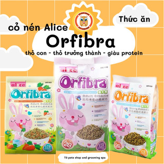 Cỏ nén Orfibra alice đầy dinh dưỡng cho thỏ 1kg