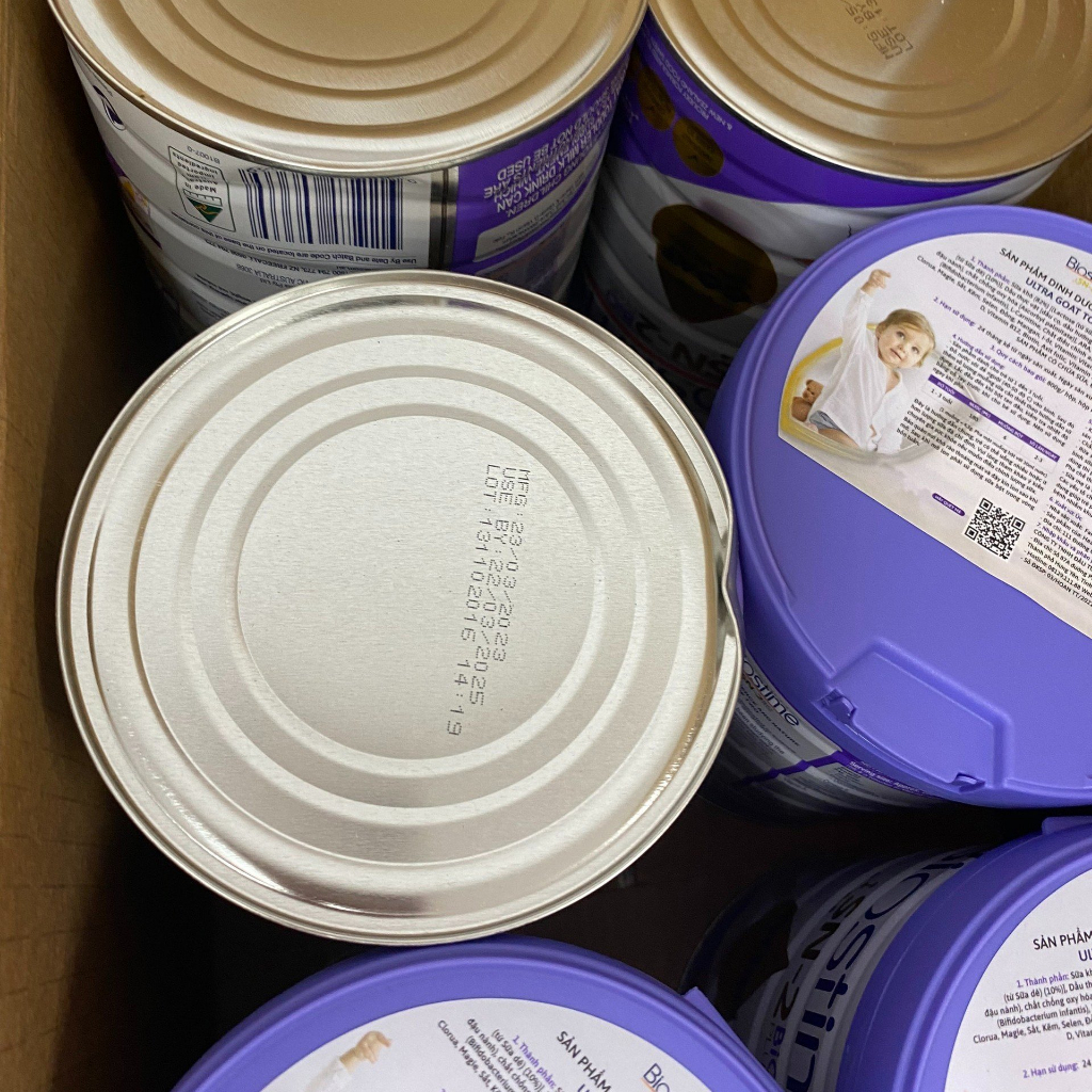 Sữa Biostime, Lotte Kid, HMO, Lactoferrin, hạn sử dụng dài 2024-2025