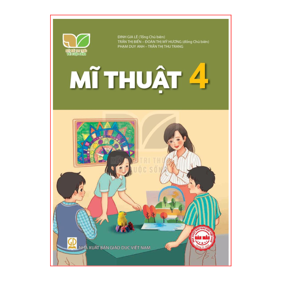 Sách - Mĩ thuật Lớp 4 - Kết nối  Kèm 1 tờ Thời Khóa Biểu