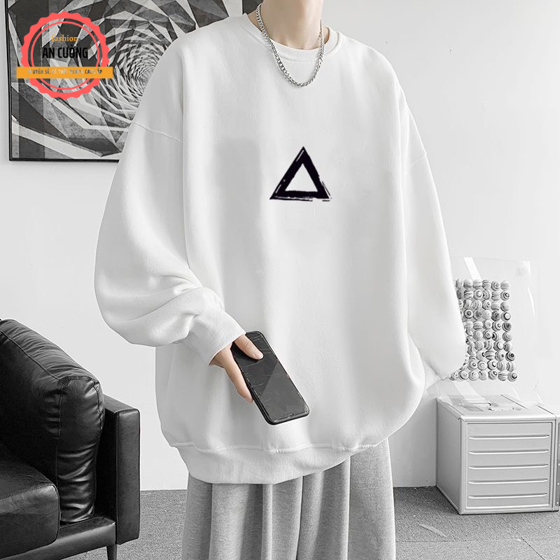 Áo sweater, áo thu đông dài tay, áo thun dài tay nam nữ chất nỉ cào bông cổ tròn SWEATER535 - An Cường Fashion