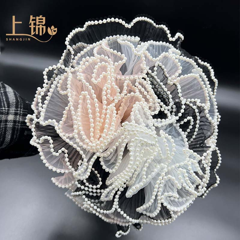 Lưới Gói Hoa Gói Quà Chất Liệu Voan Viền Ngọc Cực Xinh