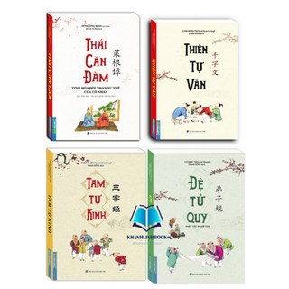 Sách - combo 4c - thái căn đàm & đệ tử quy, thiên tự văn , tam tự kinh