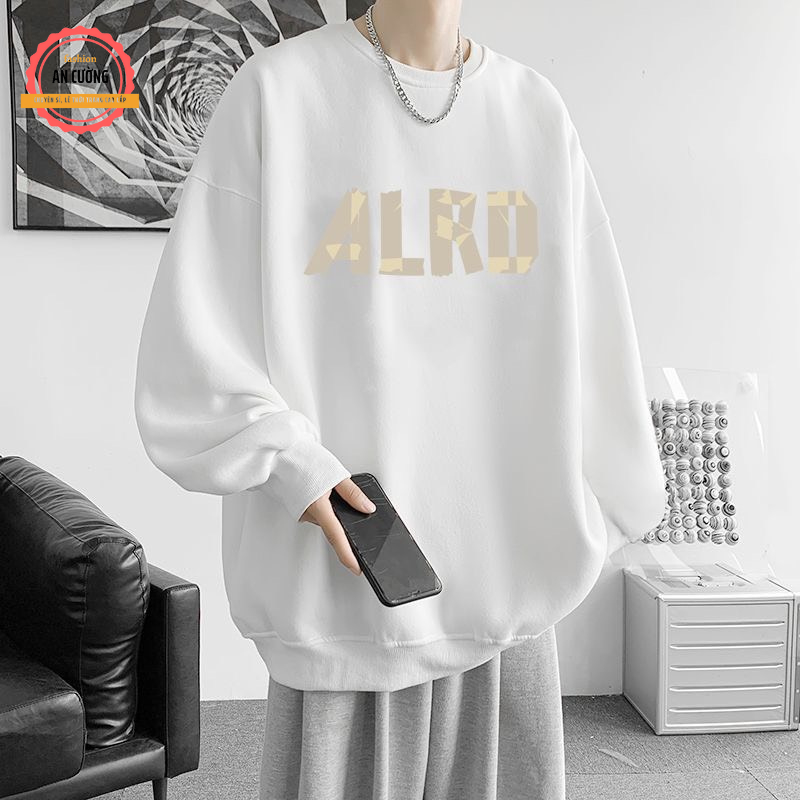 Áo sweater, áo thu đông dài tay, áo thun dài tay nam nữ chất nỉ cào bông cổ tròn SWEATER547 - An Cường Fashion