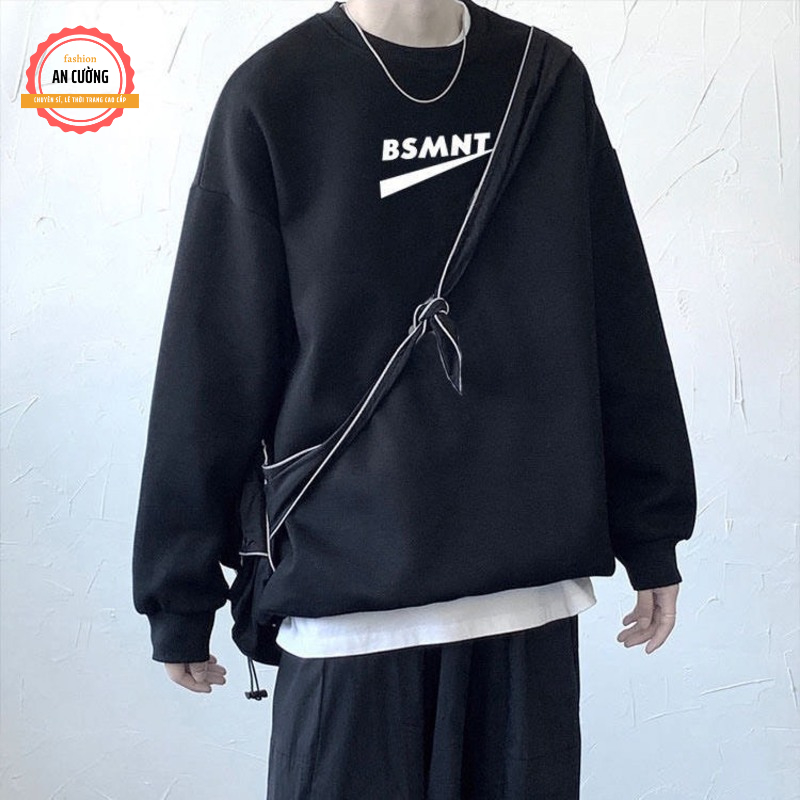 Áo sweater, áo thu đông dài tay, áo thun dài tay nam nữ chất nỉ cào bông cổ tròn SWEATER547 - An Cường Fashion