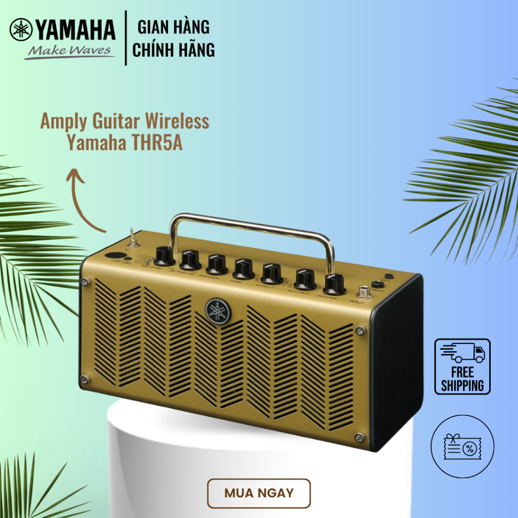 Amply Guitar YAMAHA THR5A với hiệu ứng phù hợp cho Guitar Acoustic - Bảo hành chính hãng 12 tháng