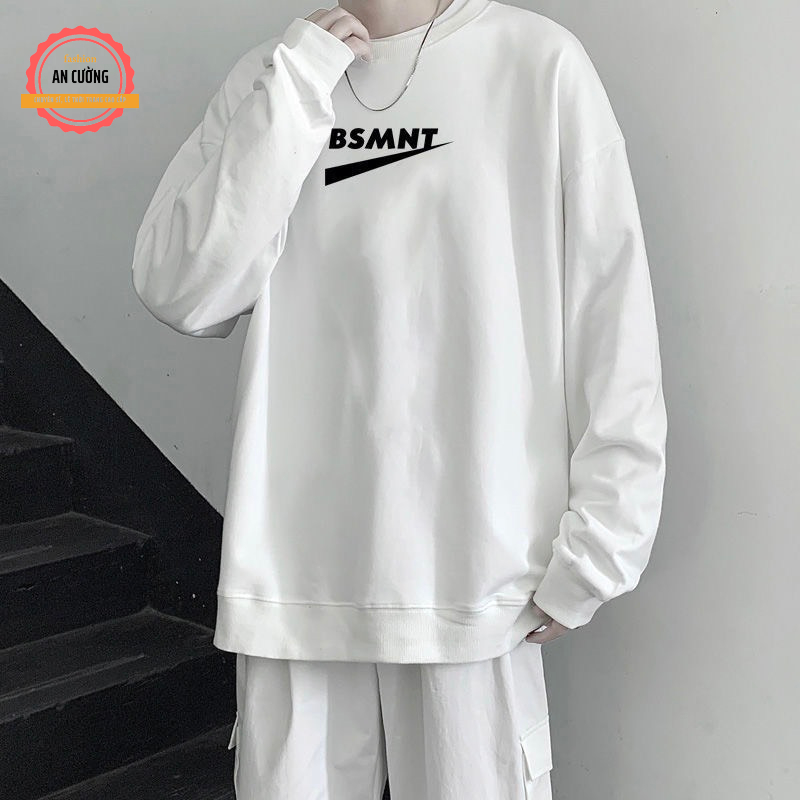 Áo sweater, áo thu đông dài tay, áo thun dài tay nam nữ chất nỉ cào bông cổ tròn SWEATER547 - An Cường Fashion