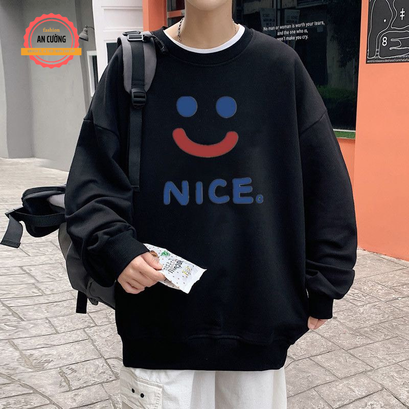 Áo sweater, áo thu đông dài tay, áo thun dài tay nam nữ chất nỉ cào bông cổ tròn SWEATER556 - An Cường Fashion