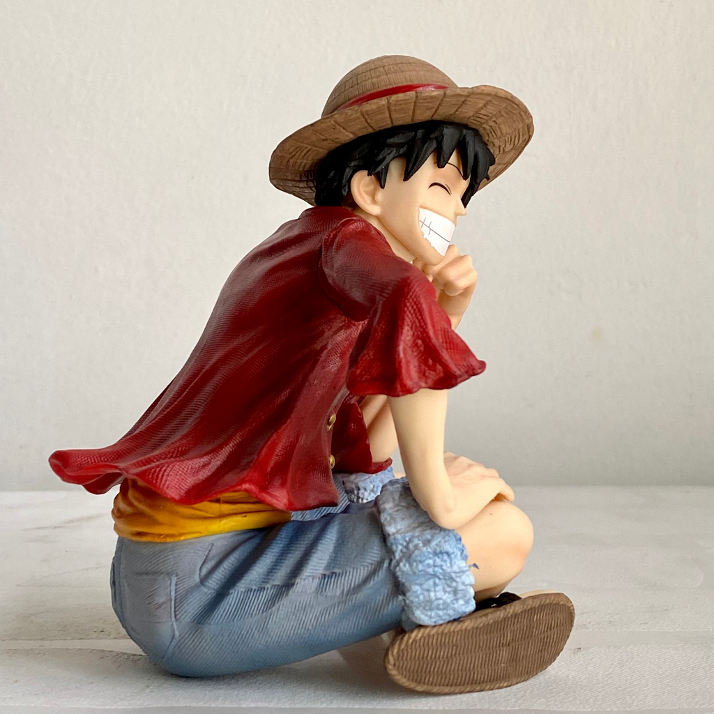 Mô hình Smlie Luffy cao 13cm IU studioF1 - Mô hình luffy ngồi cười cực nét - One piece figure