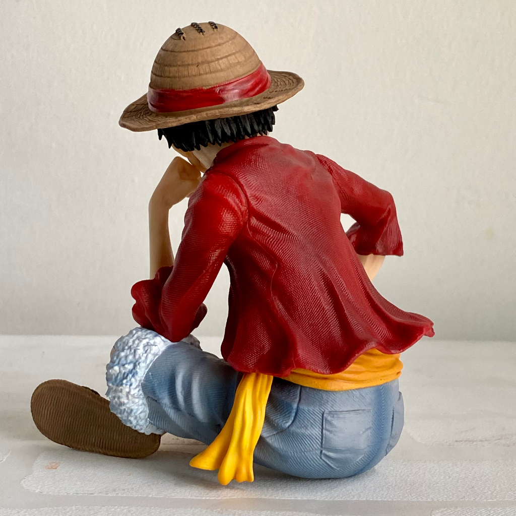 Mô hình Smlie Luffy cao 13cm IU studioF1 - Mô hình luffy ngồi cười cực nét - One piece figure