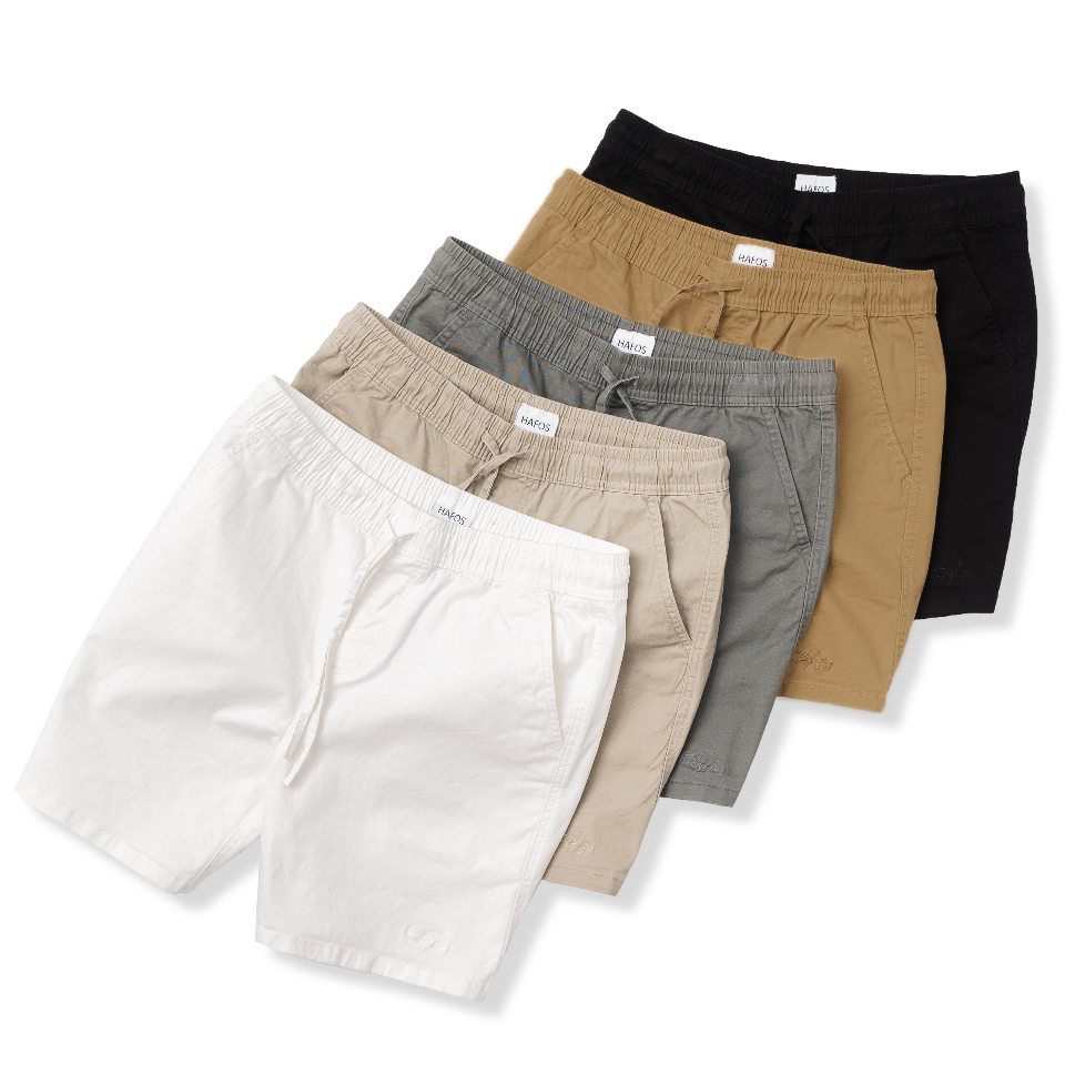 Quần short kaki nam HAFOS co giãn mềm mịn