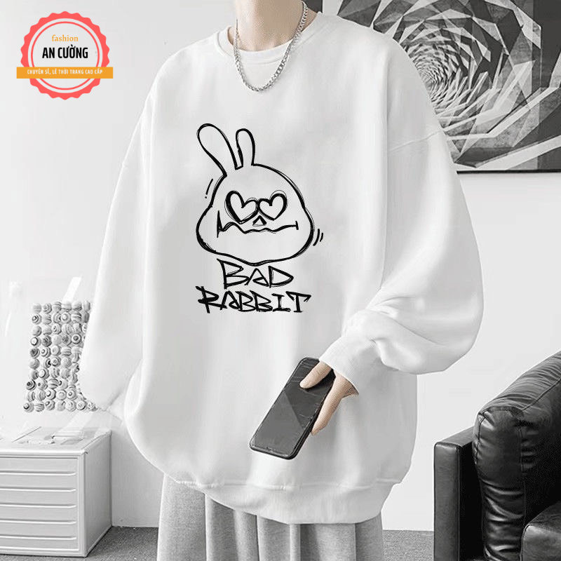 Áo sweater, áo thu đông dài tay, áo thun dài tay nam nữ chất nỉ cào bông cổ tròn SWEATER600  - An Cường Fashion