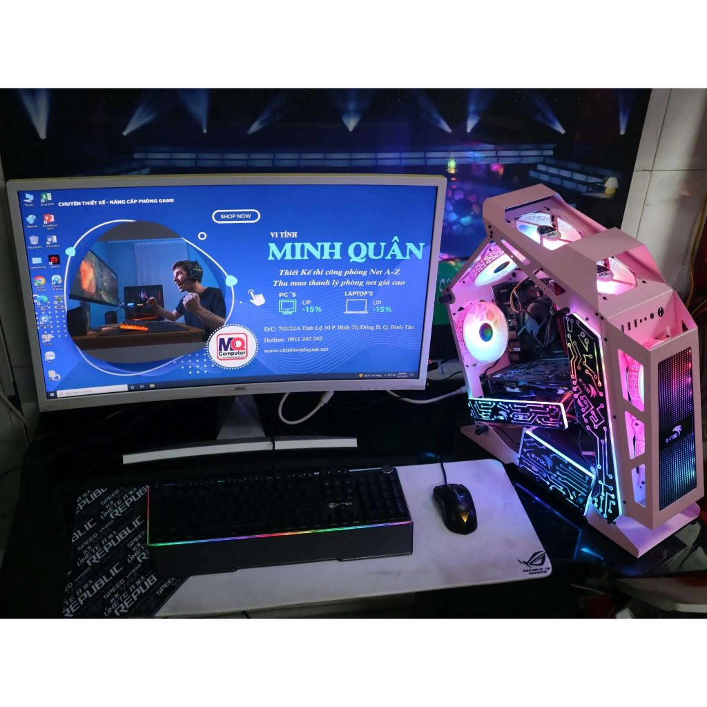 PC Giả Lập 25 | DUAL E5 2680v4 – RAM 64GB – SSD 512GB – VGA RX 580 8GB