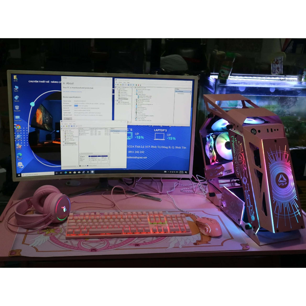 PC Giả Lập 23 | XEON E5 2686v4 – RAM 64GB – SSD 256GB – VGA RX 580 8GB