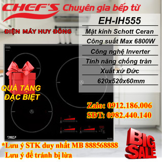 Bếp từ ba CHEF'S EH-IH555