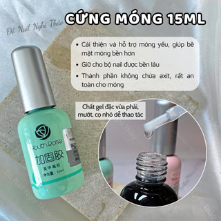 Base hoa hồng liên kết móng 15ml Nghi Thảo