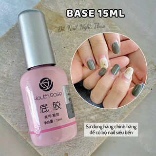 Base hoa hồng liên kết móng 15ml Nghi Thảo