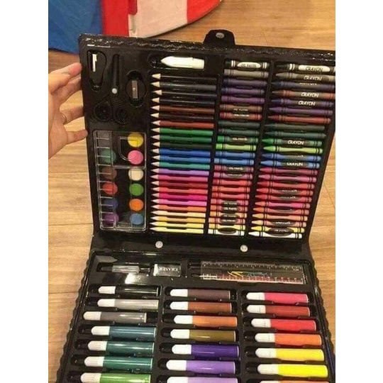 Combo Set Hộp Bút Màu 150 Chi Tiết Hàng Cao Cấp, Cam Kết Đầy Đủ Như Hình