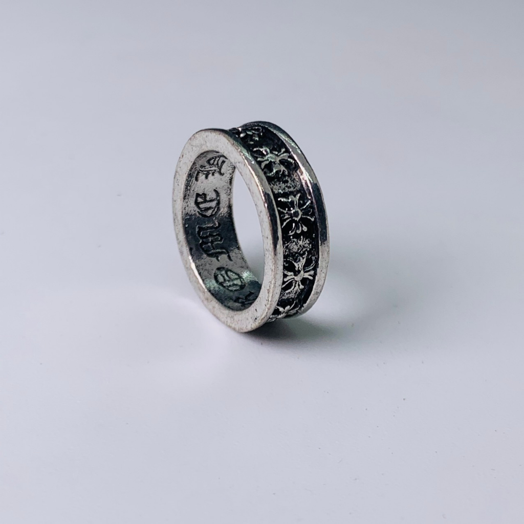 Nhẫn unisex Chrome Heart Plus floral hợp kim titan cao cấp - Shop Lộc Độc Và Lạ 92