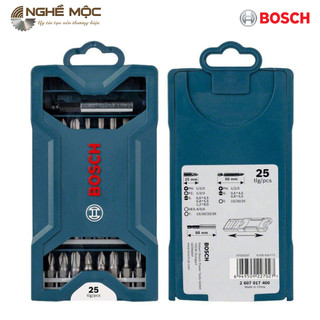 Bộ mũi vặn vít 25 món bosch 2607017400