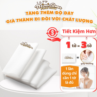 Khăn giấy minibear 16 gói giấy rút thêm dày, 100% bột gỗ nguyên sinh