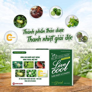 Bột sủi thanh nhiệt Livecool