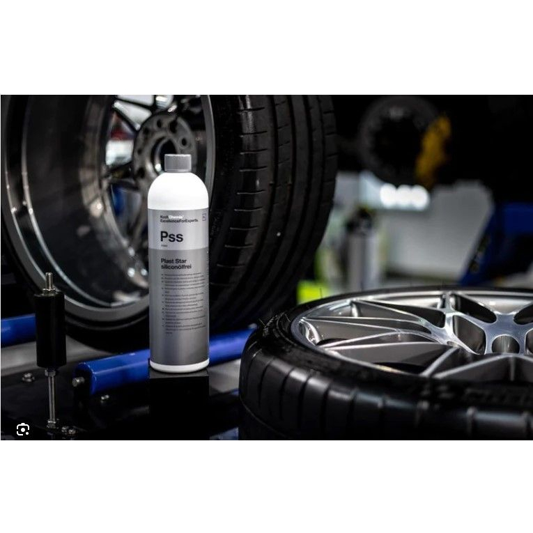 DUNG DỊCH DƯỠNG LỐP, NHỰA NGOẠI THẤT VÀ NỘI THẤT KOCH CHEMIE PLAST STAR SILICONÖLFREI PSS CHAI 500ML