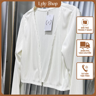 Áo khoác cardigan crop mỏng nhẹ