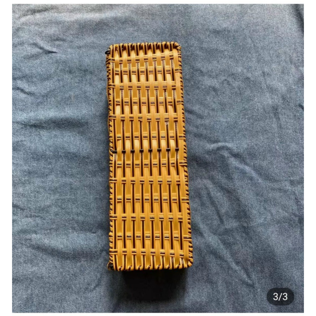 Hộp đựng đũa chữ nhật nhựa mây có nắp đậy tiện lợi dành cho quán ăn gia đình - Mây Tre