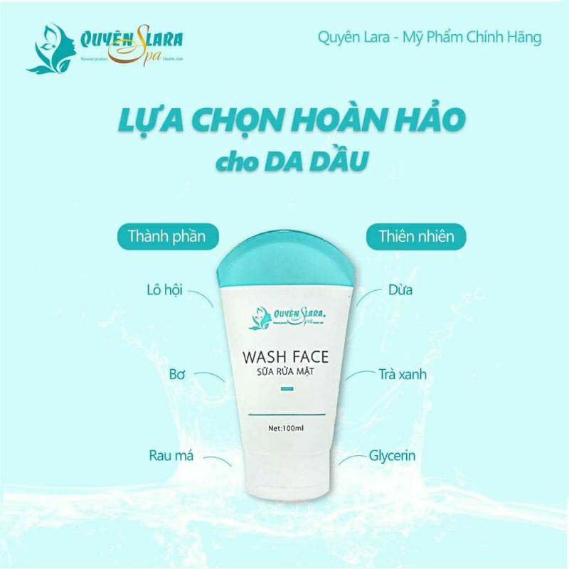 Sữa rửa mặt quyên lara(date xa)