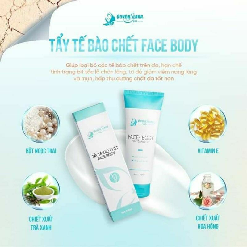 Tẩy tế bào chết quyên lara(date mới)